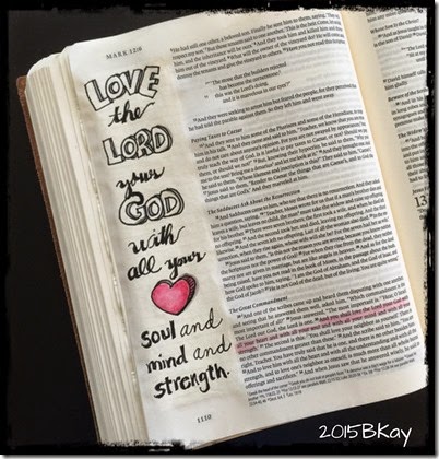 Wk10 DF Love the Lord Your God Bible Journaling