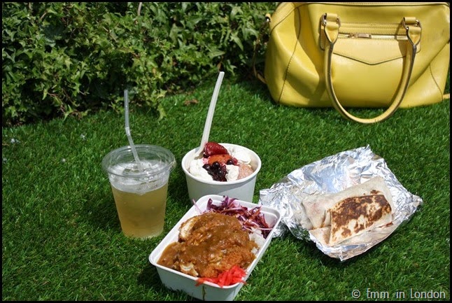 Lunch at Kerb Market Kings Cross