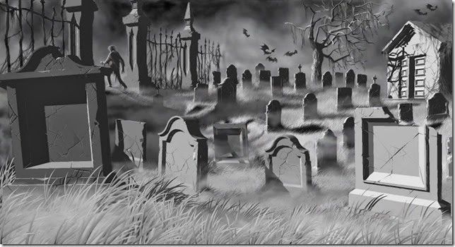 graveyard scene graveyard scene