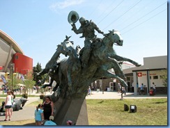 9705 Alberta Calgary Stampede 100th Anniversary - bronze sculpture – 'By the Banks of the Bow'