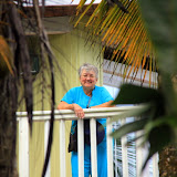 Edie Enjoying The View From The Great House - St. Thomas, USVI