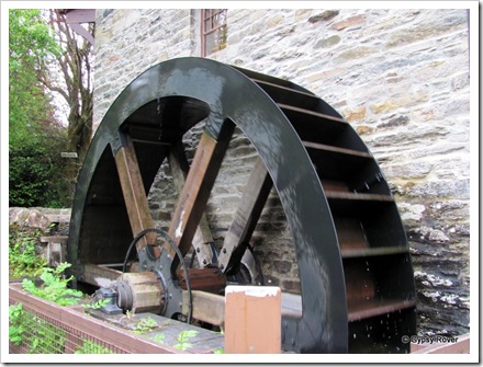 The old mill in Killin. The waterwheel and associated gear have all been restored.