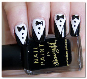 tuxedo-nails