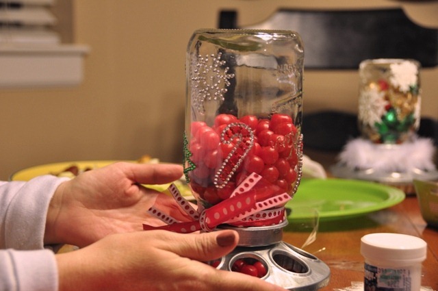 chicken feeder candy jar