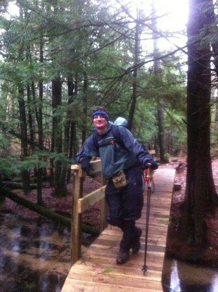 Andy on Cole Creek Bridge