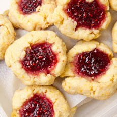 Raspberry Jam Thumbprint Cookies