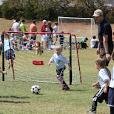 Paisly's first soccer game!