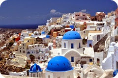 Santorini as top honeymoon in Europe