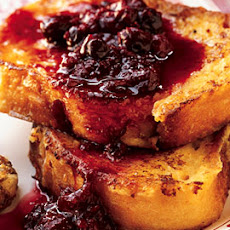 Vanilla-Maple French Toast with Warm Berry Preserves