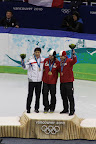 Medallists in men's 500m short track