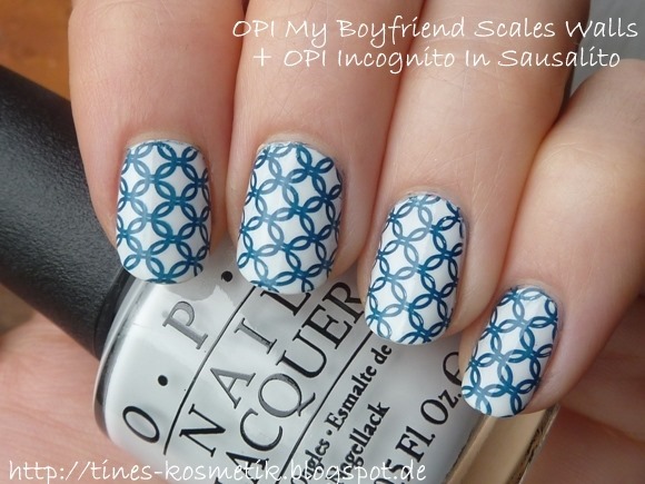 OPI My Boyfriend Scales Walls Stamping 1