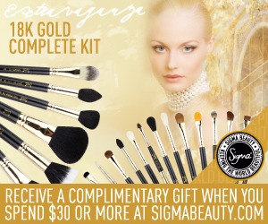 Extravaganza 29 Brushes Complete Kit 18k Gold