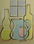Ken Caperton "Glass In Pastel" Pastel $50 Ken Caperton "Glass In Pastel" Pastel $50