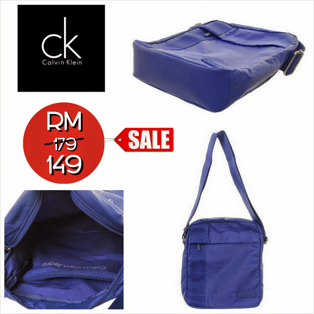 CALVIN KLEIN Crossbody Bag (Blue) SALE! SHANTEK COLLECTION