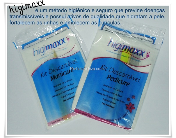 Kits Descartáveis para Manicure e Pedicure de uso profissional higimaxx