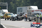 Overturned Vehicle On NYS Thruway  Near Toll Plaza (Moshe Lichtenstein) - IMG_5790.JPG
