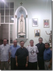 Padres do Santuário de Fátima recebem a visita canônica Padres do Santuário de Fátima recebem a visita canônica