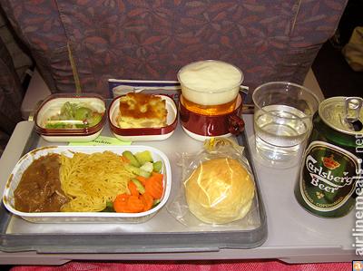 Airlines dinner: Arabic AirLines, Baltic Airline, Canadian Airline, China Airline, French Airline, and many more