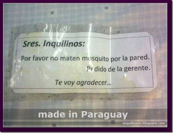 made in paraguay