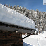 12.01.2011 Südtirol Winter Pircher Alm - Giaspolata alla malga Pircher Alto Adige Wellnesshotel
