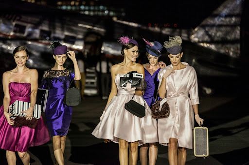 Talk about a dramatic entrance! Enzoani debuted their newest Talk about a dramatic entrance! Enzoani debuted their newest