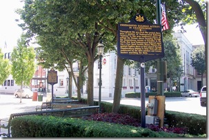 Underground Railroad Activity In Chambersburg marker in PA
