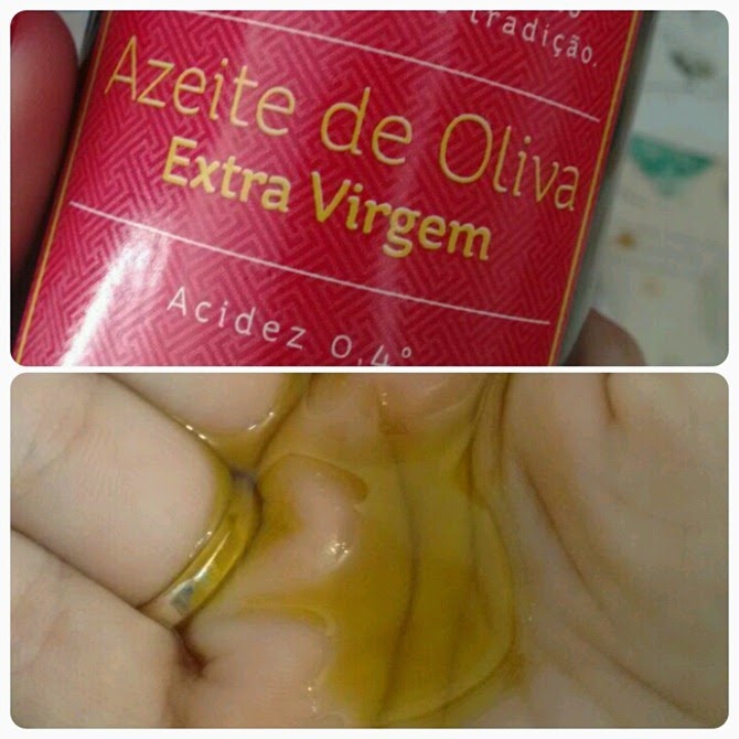 Azeite de Oliva no cabelo