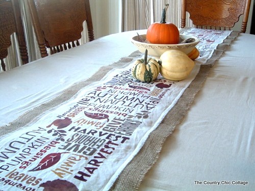 subway art thanksgiving table runner by the country chic cottage subway art thanksgiving table runner by the country chic cottage