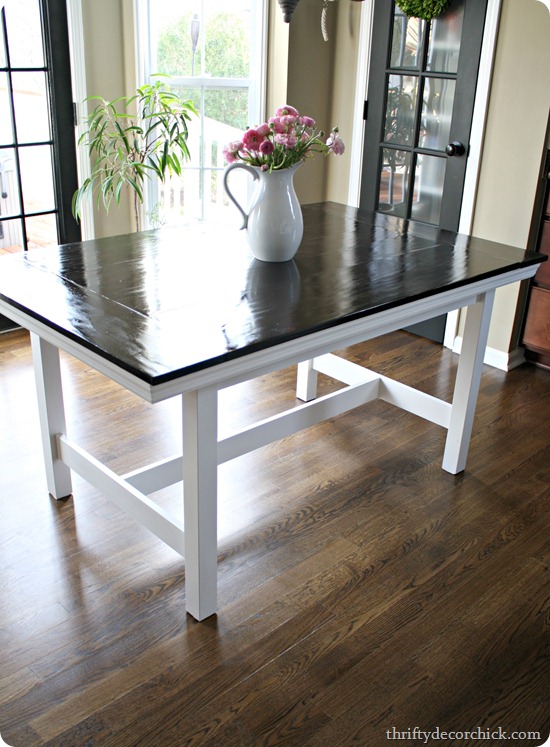 Thrifty Decor Chick: IKEA table turned farmhouse table