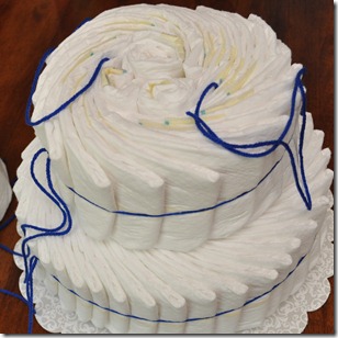 Diaper cake tutorial 9 Diaper cake tutorial 9