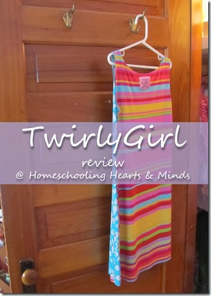 Easy Care, perfect for packing (or cramming into a girl's dresser) TwirlyGirl Dresses review at Homeschooling Hearts & Minds