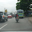 trying to find our way out of the city we asked this guy at a stoplight and followed him a while.