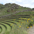 The signature terraced farming of the Inca.