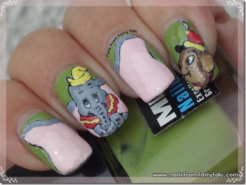 dumbo nail art 2