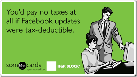 facebook-updates-tax-break-taxes-hr-block-ecards-someecards