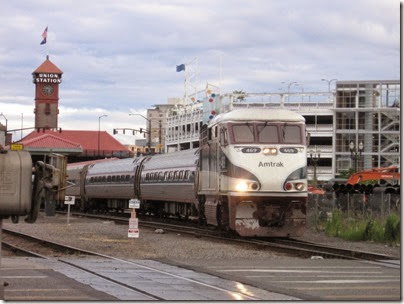 IMG_8617 Amtrak F59PHI #469 at Union Station in Portland, Oregon on August 19, 2007