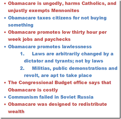 obamacare is ungodly
