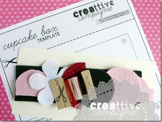 creattivecompagnie- cucito creativo - CUPCAKE BOX 2 creattivecompagnie- cucito creativo - CUPCAKE BOX 2