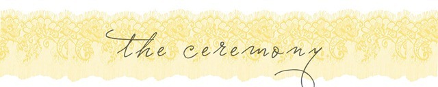 the ceremony