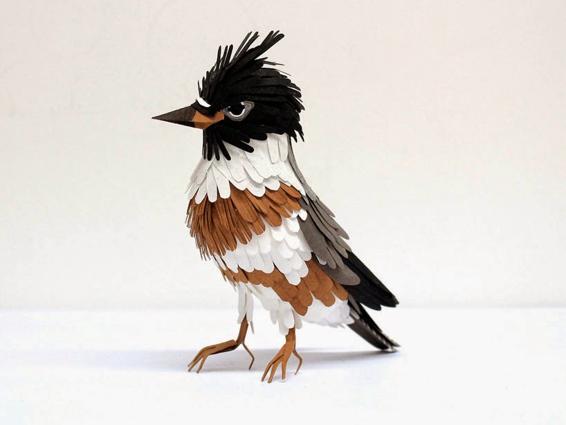 Фантастические бумажные птицы Дианы Белтран Эррера (10 фото) | Картинка №9