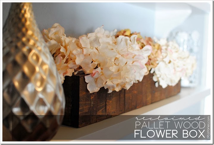reclaimed pallet wood flower box reclaimed pallet wood flower box