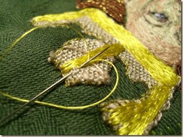 easy Split Stitching with silk easy Split Stitching with silk