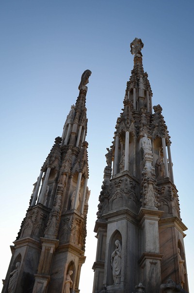 Milan Duomo climb9