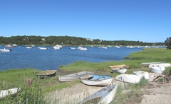 Cape Cod 8.8.2013 row boats on shore