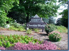 1978 Pennsylvania - Hershey's, PA - Hershey Chocolate World sign 1978 Pennsylvania - Hershey's, PA - Hershey Chocolate World sign