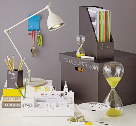 Chalkboard office accessories are great for keeping your work space clean, organized, and still stylish. $1.95 - $29.99, cb2.com. Chalkboard office accessories are great for keeping your work space clean, organized, and still stylish. $1.95 - $29.99, cb2.com.
