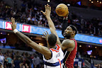 lebron james nba 121204 mia at was 04 LeBron James Nears 2nd Triple Double, Wears Lavas in a Loss
