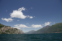 The lake from the boat