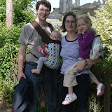 Excursion on the train to Corfe Castle from our camping holiday