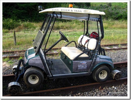 Our mode of transport for the rail adventure.
